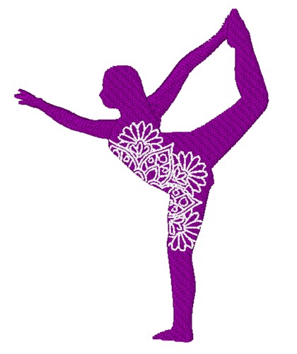 Yoga Mandala Machine Embroidery Design