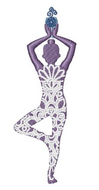 Picture of Yoga Wine Machine Embroidery Design