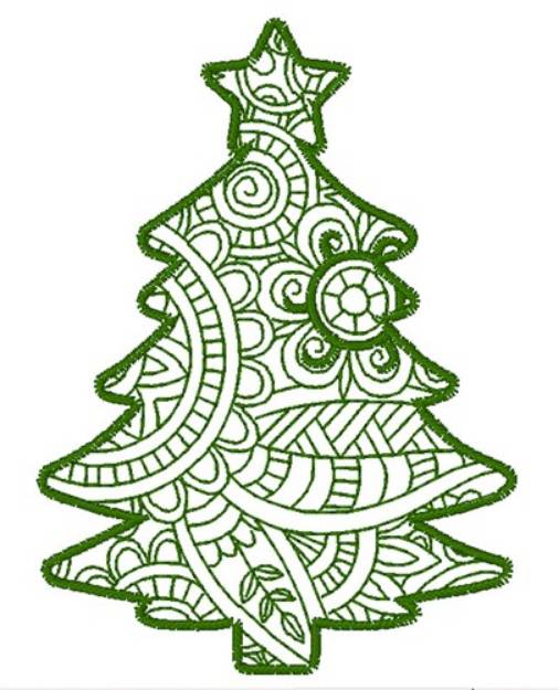 Picture of Mandala Christmas Tree