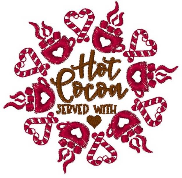 Picture of Served With Love Machine Embroidery Design