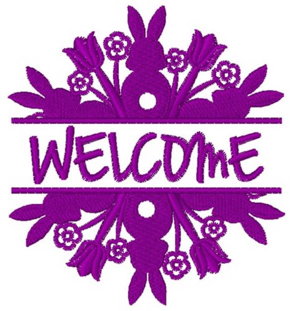 Picture of Welcome Easter Machine Embroidery Design