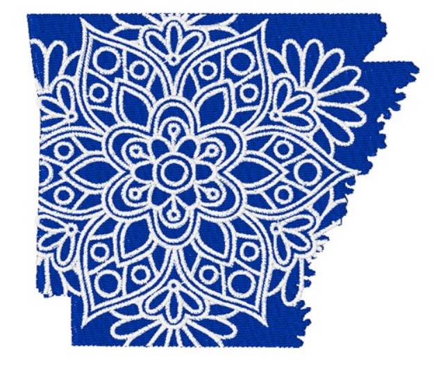 Picture of Arkansas Mandala Machine Embroidery Design