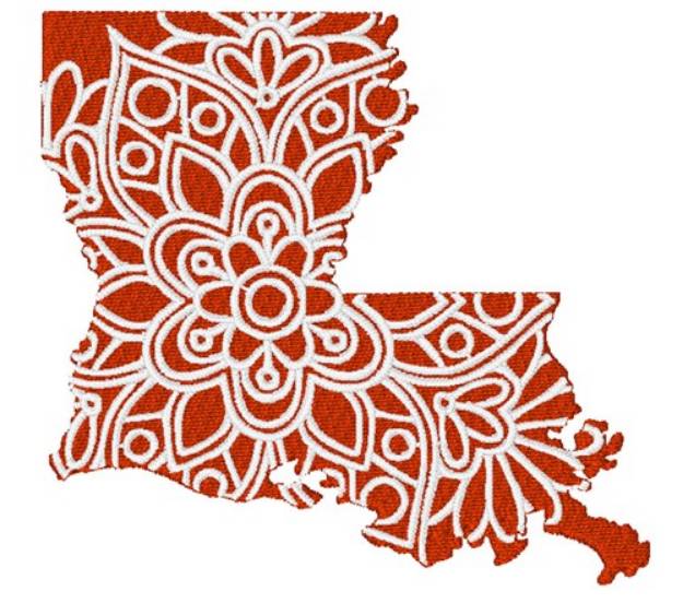 Picture of Louisiana Mandala Machine Embroidery Design