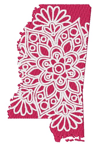 Mississippi Mandala Machine Embroidery Design