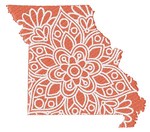 Missouri Mandala Machine Embroidery Design