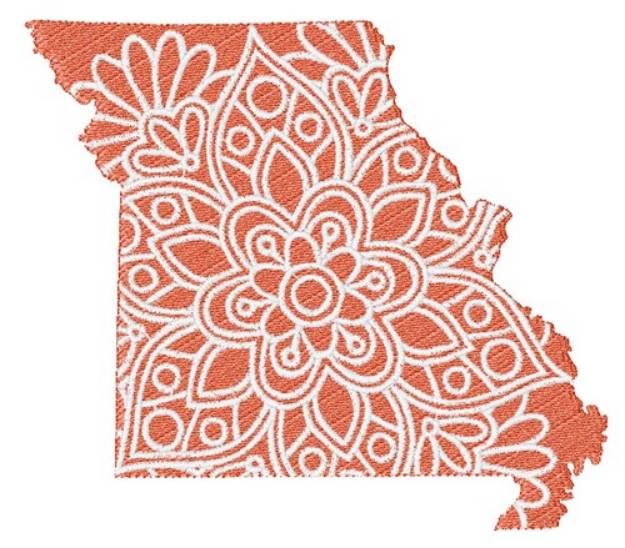 Picture of Missouri Mandala Machine Embroidery Design
