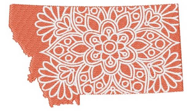 Picture of Montana Mandala Machine Embroidery Design