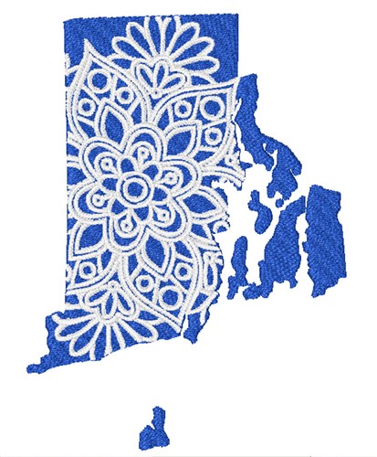 Rhode Island Mandala Machine Embroidery Design
