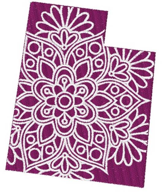 Picture of Utah Mandala Machine Embroidery Design