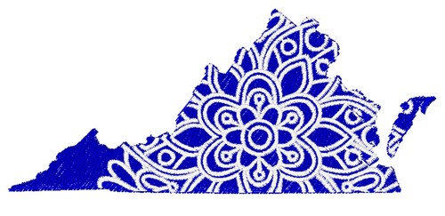 Virginia Mandala Machine Embroidery Design