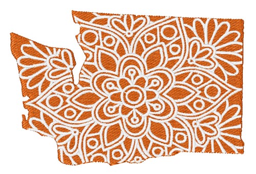 Washington Mandala Machine Embroidery Design