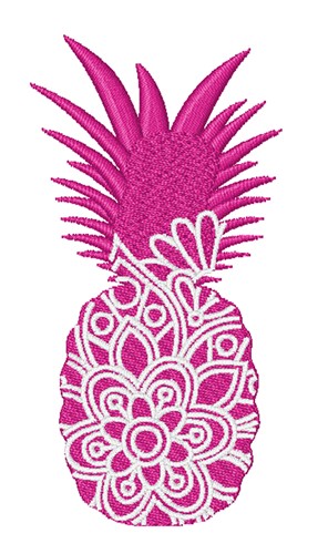 Pineapple Mandala Machine Embroidery Design