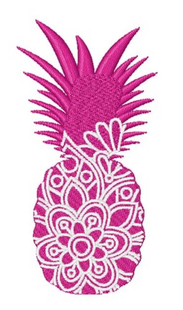 Picture of Pineapple Mandala Machine Embroidery Design