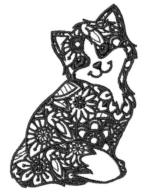 Picture of Floral Cat