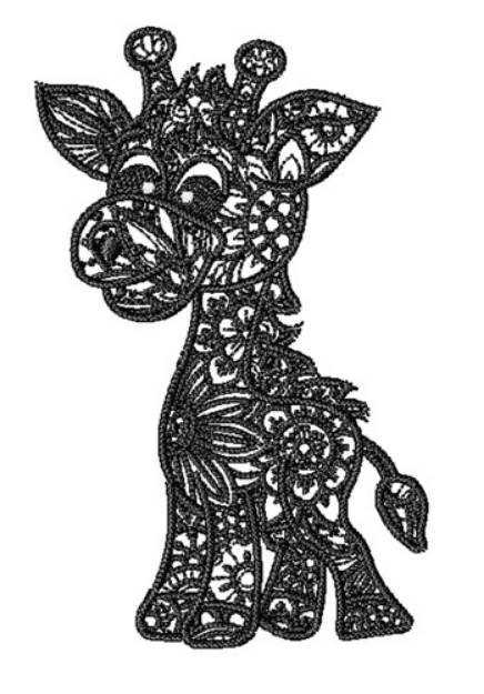 Picture of Floral Giraffe