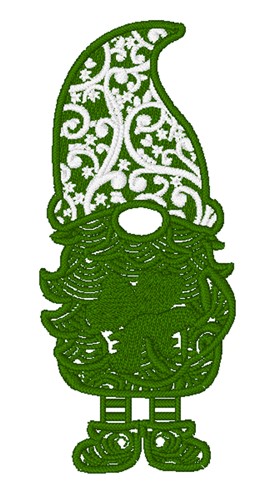 St Patrick Gnome Machine Embroidery Design