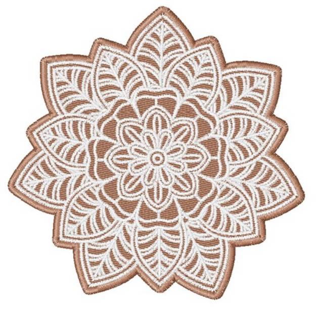 Picture of Flower Mandala Machine Embroidery Design