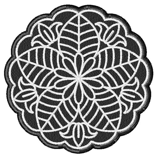 Floral Mandala Machine Embroidery Design