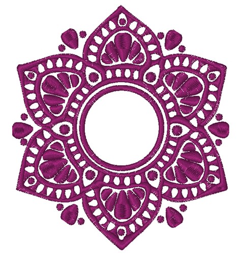 Mandala Bloom Machine Embroidery Design