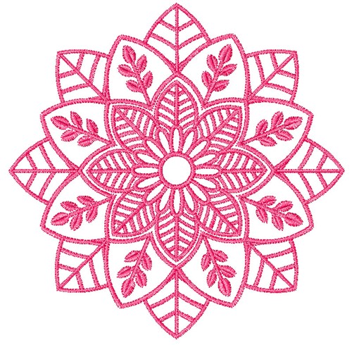 Mandala Bloom Machine Embroidery Design