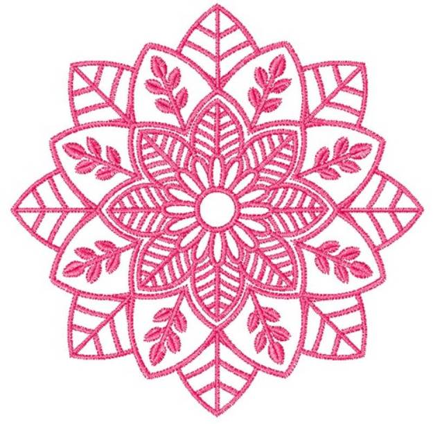 Picture of Mandala Bloom Machine Embroidery Design