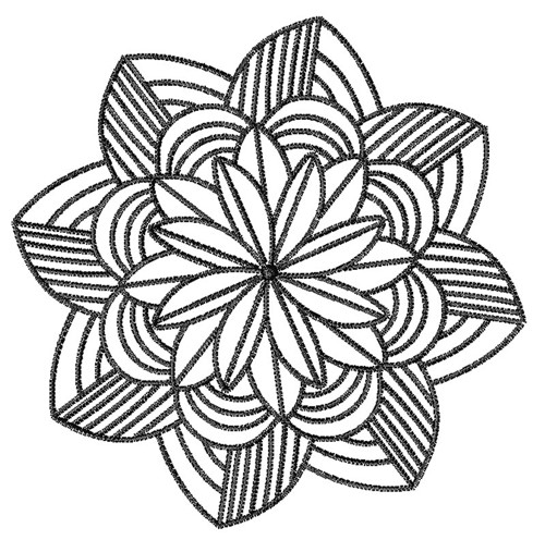 Mandala Machine Embroidery Design