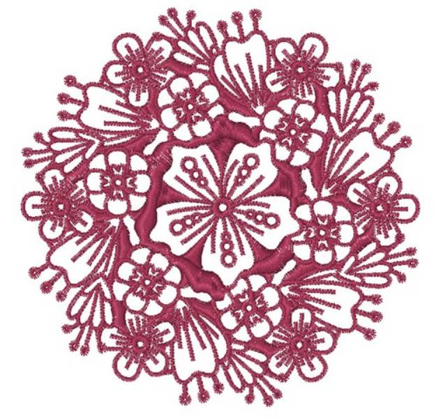 Picture of Spring Mandala Machine Embroidery Design