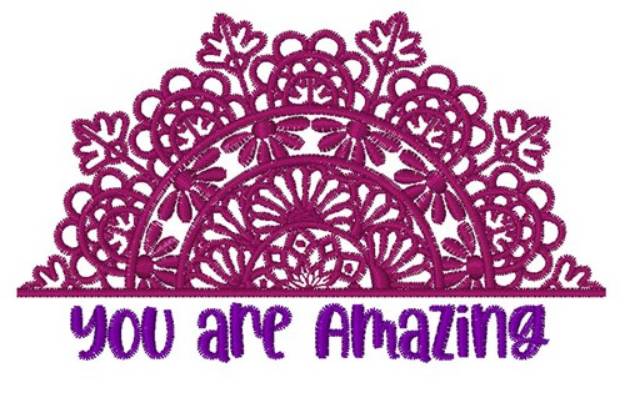 Picture of You Are Amazing Machine Embroidery Design