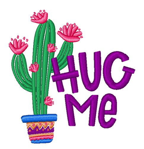 Hug Me Machine Embroidery Design