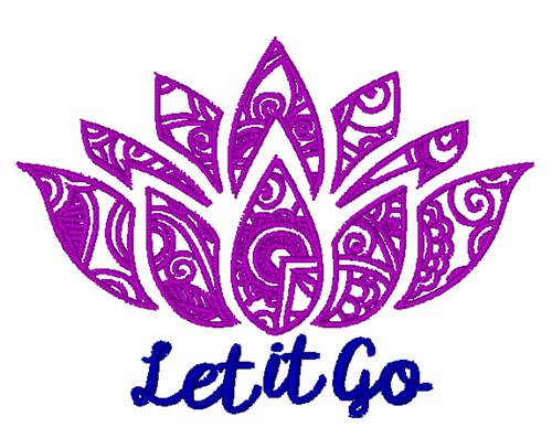 Let It Go Machine Embroidery Design