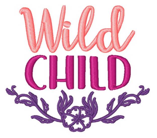 Picture of Wild Child Machine Embroidery Design