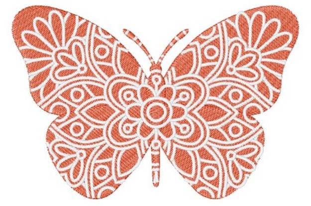 Picture of Butterfly Mandala Machine Embroidery Design