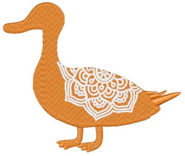 Picture of Mandala Duck Machine Embroidery Design