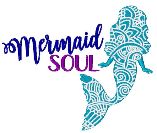 Mermaid Soul Machine Embroidery Design