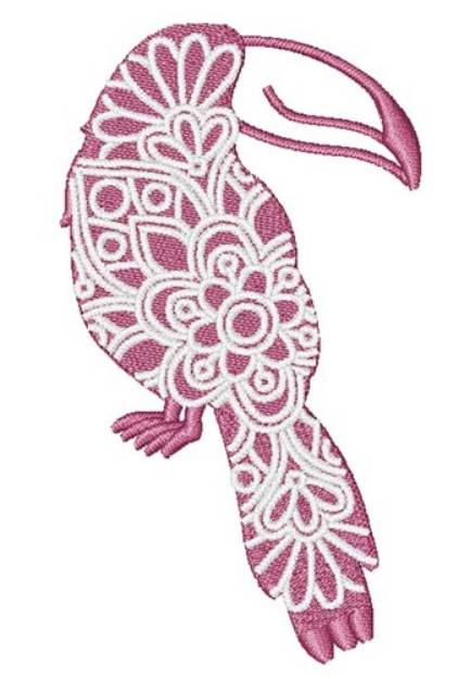Picture of Toucan Mandala Machine Embroidery Design