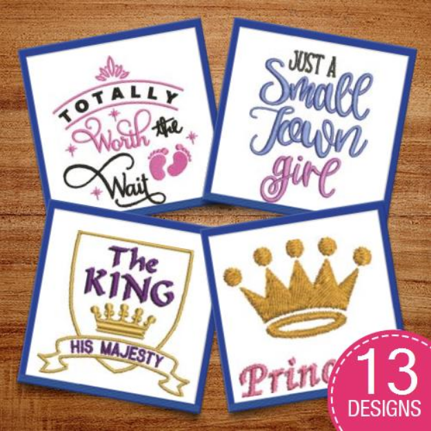 Picture of Totally Worth The Wait Embroidery Design Pack