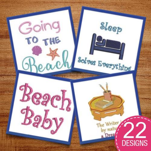 Picture of Make Every Day Sunny Embroidery Design Pack