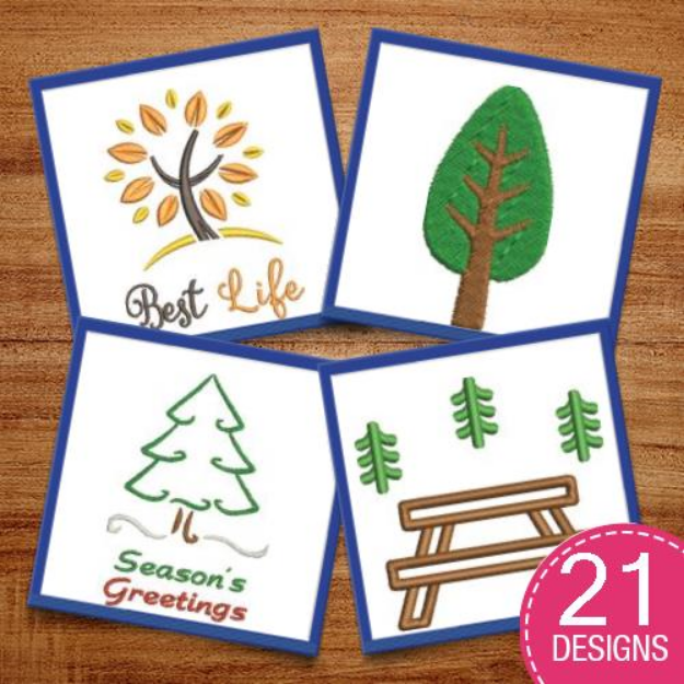 Picture of Sink Your Roots Embroidery Design Pack