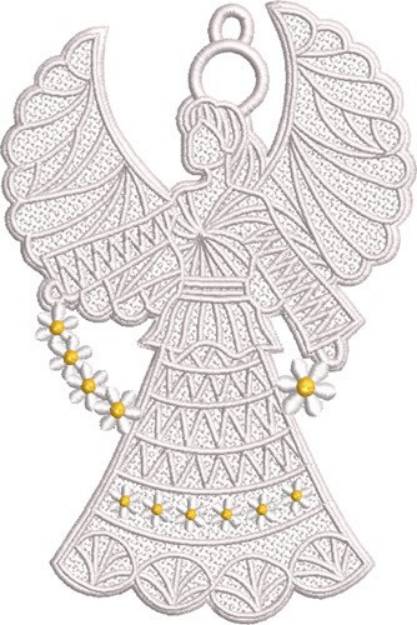 Picture of FSL Daisy Angel  Machine Embroidery Design