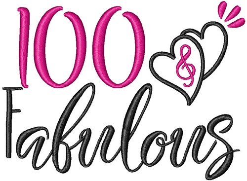 100 Fabulous Machine Embroidery Design