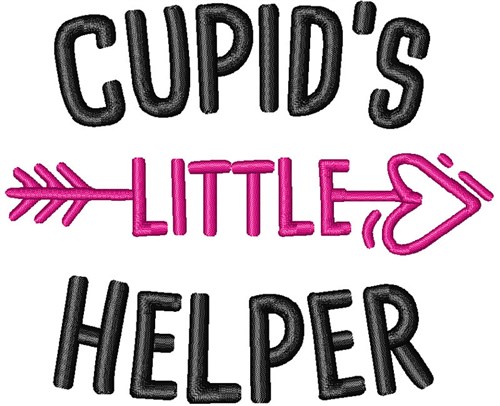 Cupids Little Helper Machine Embroidery Design
