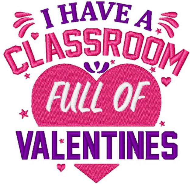 Picture of Classroom Full Of Valentines