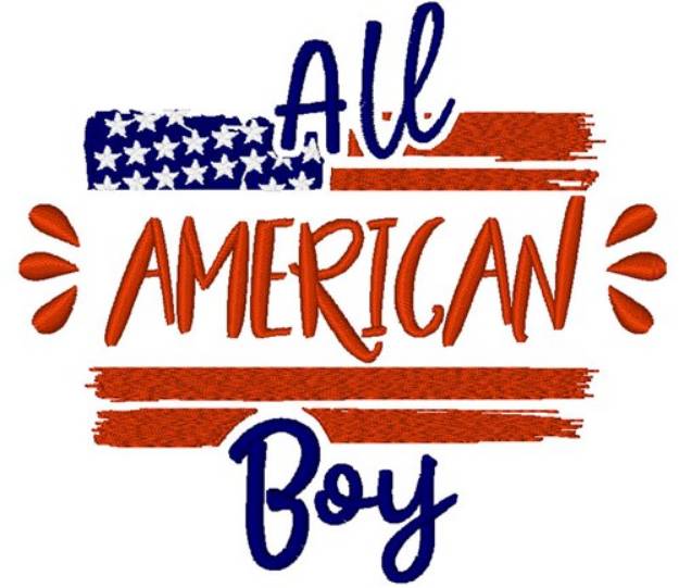 Picture of Patriotic All American Boy