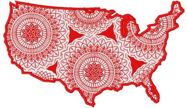 Picture of Red Mandala United States