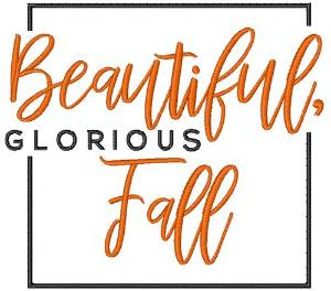 Picture of Beautiful, Glorious Fall Machine Embroidery Design
