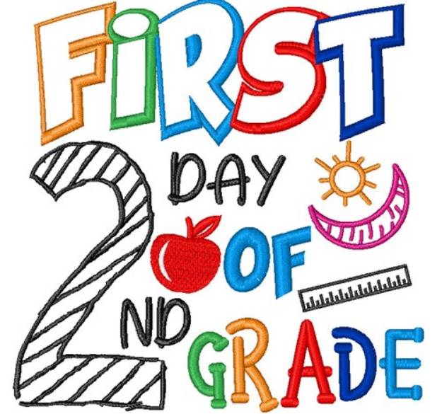 Picture of First Day Of 2nd Grade