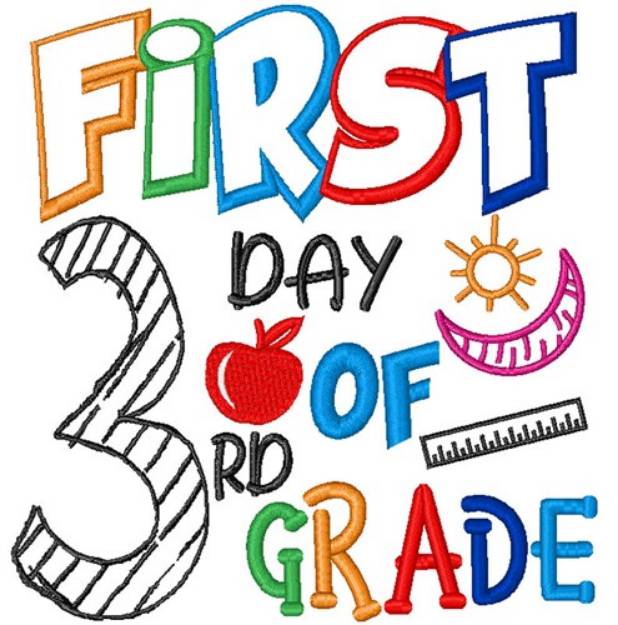 Picture of First Day Of 3rd Grade