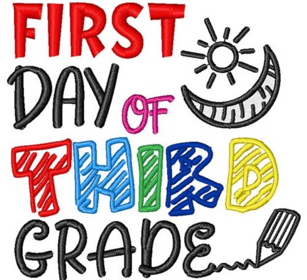 Picture of First Day Of Third Grade