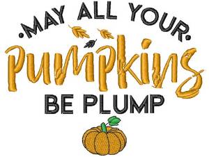 Picture of Plump Pumpkins Machine Embroidery Design