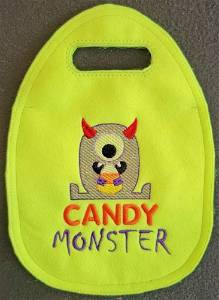 Picture of Candy Monster Machine Embroidery Design